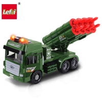 乐飞(LEFEI)军事音乐车模型车反战舰导弹车惯性坦克/军事战车工程车 ABS塑料玩具 3岁以上 模型玩具