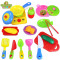 仙邦宝贝Simbable kidz 过家家玩具套装 19件套做饭玩具 仿真儿童厨房玩具 宝宝煮饭厨具340 1-3岁