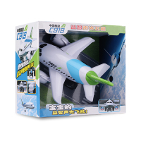 LEFEI/乐飞 C919飞机塑料玩具非充电模型男孩1-3岁卡通大号惯性声光耐摔客机 30*30*18