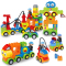 仙邦宝贝(Simbable kidz) 儿童数字积木玩具3-6周岁大颗粒积木拼插玩具98粒大块拼装积木