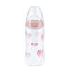NUK 婴儿宽口径PP奶瓶300ml硅胶1号适合0-6个月宝宝40.741.732(颜色、图案随机发货)