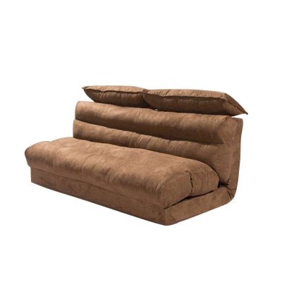 出口日韩欧美现代风格深棕色环保懒人沙发单人双人沙发沙发床带抱枕