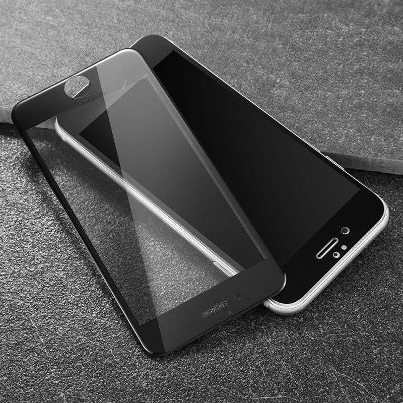 魅爱琳 iPhone7 Plus/苹果6splus/苹果8钢化膜 薄保护膜 全屏覆盖 手机贴膜弧边防爆防指纹 高清玻璃膜图片