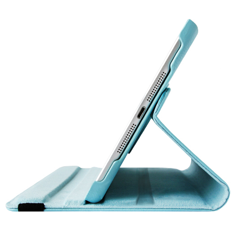 魅爱琳 iPad mini4旋转保护套 mini4保护壳 迷你4外壳 苹果平板电脑配件 智能休眠皮套 翻盖支架 简约时尚