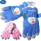 迪士尼冰雪奇缘儿童手套冬保暖户外滑雪手套小学生分指五指手套