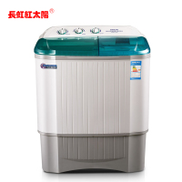 长虹红太阳XPB72-78S 双桶洗衣机 7.2公斤大容量双缸半自动洗衣机 单洗单脱