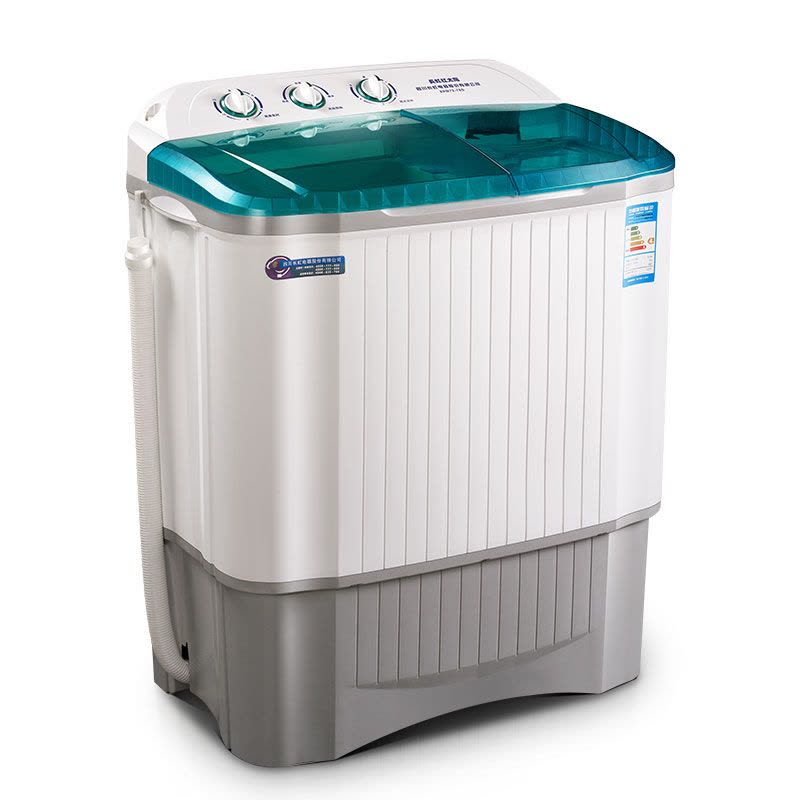 长虹红太阳XPB72-78S 双桶洗衣机 7.2公斤大容量双缸半自动洗衣机 单洗单脱图片