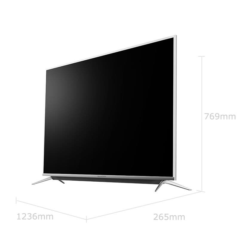 创维（Skyworth）55V9E 55英寸4K超高清智能网络LED液晶电视机（银色）图片