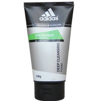 阿迪达斯 adidas 男士洗面奶100ml-深层活碳控油