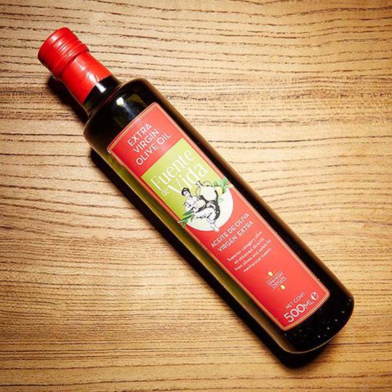 【中粮我买网】生命之源特级初榨橄榄油500ml（西班牙进口 瓶）*2图片