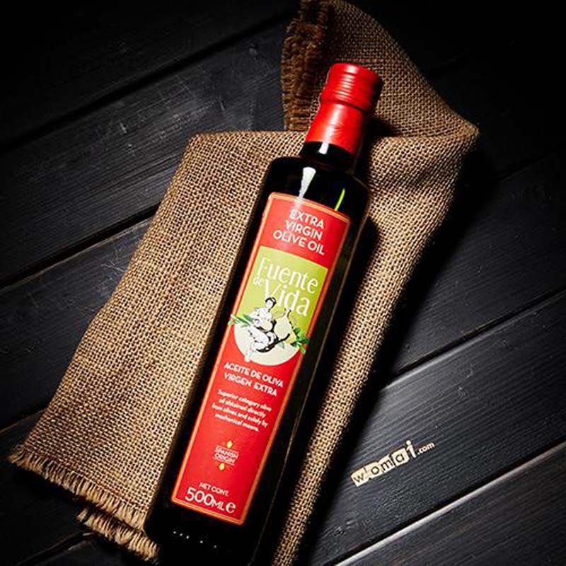 【中粮我买网】生命之源特级初榨橄榄油500ml（西班牙进口 瓶）*2图片