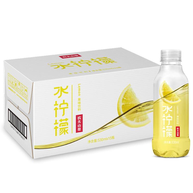 【中粮我买网】农夫山泉 水柠檬果味饮料 530ml*15瓶