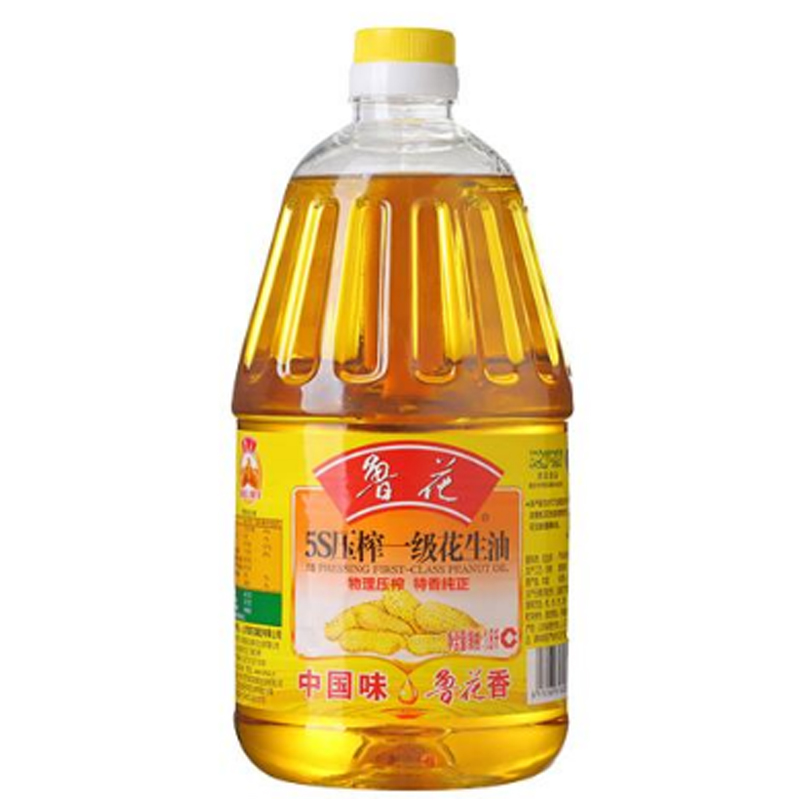 [中粮我买网]鲁花5S压榨一级花生油1.8L