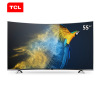 TCL D55A930C 55英寸 HDR纤薄4K曲面 64位30核智能液晶电视机（黑）