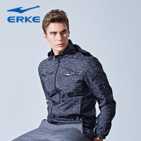 鸿星尔克（ERKE）男款秋季运动茄克综训夹克舒适轻薄男防风衣