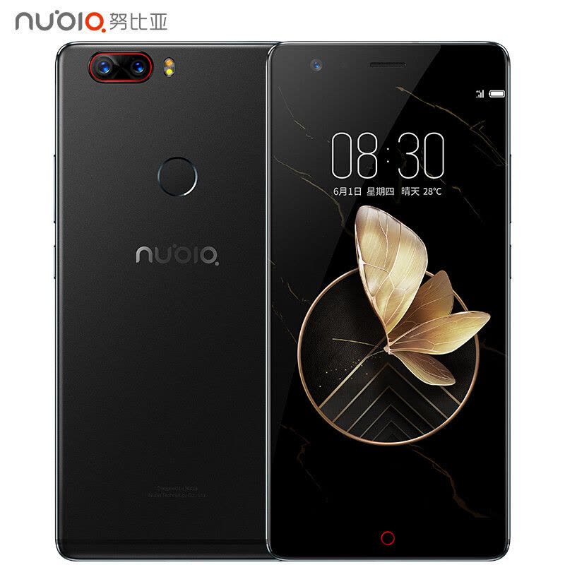 努比亚nubia Z17 无边框 曜石黑 6GB+64GB 全网通 移动联通电信4G手机 双卡双待图片