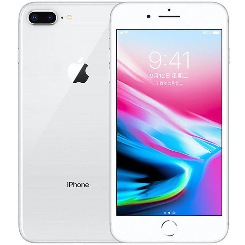 苹果(Apple) iPhone8Plus 64GB 银色 移动联通电信全网通4G手机 A1864 双面全玻璃图片