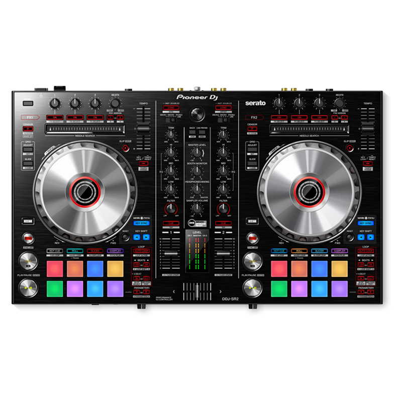 先锋(PIONEER) DDJ-SR2 DJ控制器 打碟机 DJ音响设备 金属材质搭配调音台