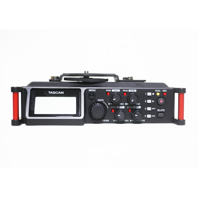 TASCAM/达斯冠 DR-70D 单反相机微电影录音机 4音轨线性PCM录音工程音响专业音响设备会议系统录音