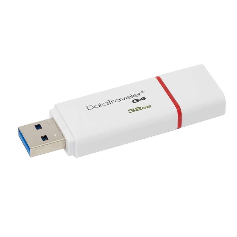 金士顿(Kingston) DTIG4 32GB U盘高速USB 3.0 32g车载音乐优盘 带防尘盖钥匙型红色+音乐