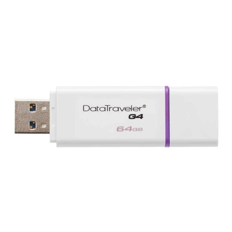 金士顿(Kingston)DTIG4 64GB高速USB3.0 U盘商务办公学生优盘64g大容量钥匙型闪存盘 紫色图片