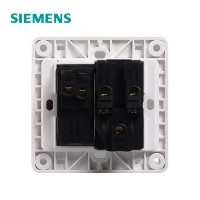 【官方正品】西门子(SIEMENS)开关插座面板86型其他远景雅白一开五孔墙壁带开关插座面板 带开关插座