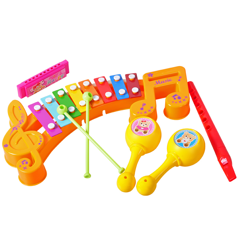 【俏娃宝贝】乐器乐园大敲琴启蒙玩具套装益智玩具大敲琴套装