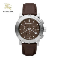 BURBERRY巴宝莉手表 时尚棕色齿轮表盘皮带男士手表 BU2307