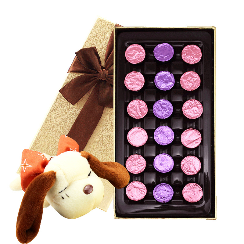 好时巧克力kisses18粒金典巧克力礼盒 情人节巧克力礼盒 生日礼物