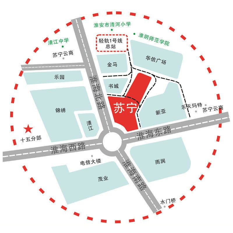 淮安苏宁生活广场2809公寓购买资格图片