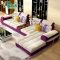 艾生活(AISHENGHUO)沙发 布艺沙发大小户型客厅沙发组合可拆洗转角现代简约家具L型沙发 简约现代沙发组合套装