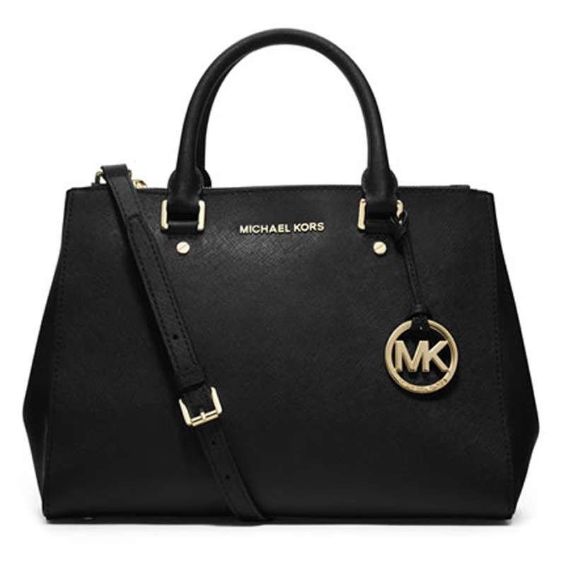 MK 迈克.科尔斯 Michael Kors 杀手包 笑脸包十字纹中号30S4GTVS6L 藏蓝色