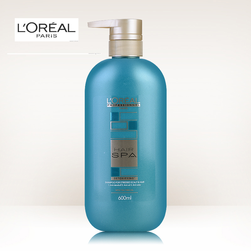 正品欧莱雅loreal洗发水欧莱雅丝泉净化洗发水600ml去屑控