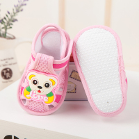 贝迪牛宝宝凉鞋0-1岁男女布鞋软底透气3-6-12个月新生夏季婴儿学步凉鞋