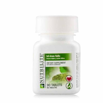 安利/Amway 美国安利铁质叶酸片 纽崔莱亚铁片孕前孕妇补铁（海外进口）