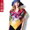 上海故事100%桑蚕丝重磅真丝大方巾秋冬丝巾围巾披肩