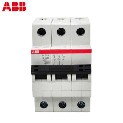 ABB小型断路器380V三相空气开关正品3P40A三极空开开关SH203-C40