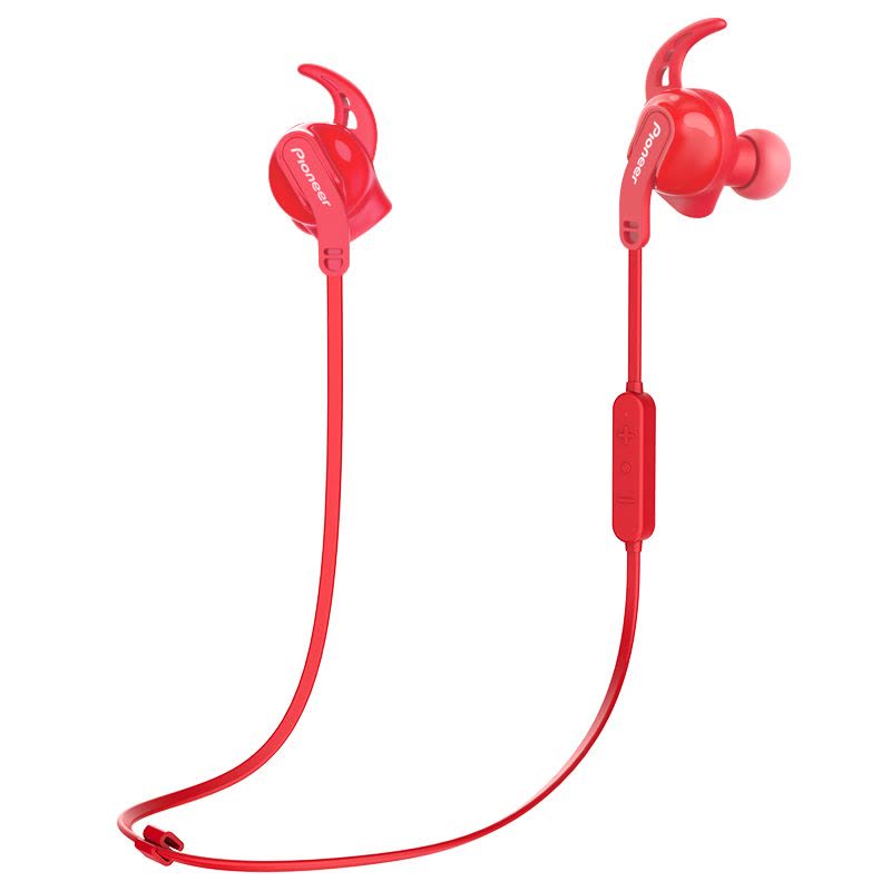 Pioneer/先锋 SEC-S201BT 入耳式无线蓝牙耳机运动跑步防汗耳麦 红色图片