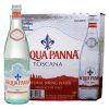 普娜 Acqua Panna 天然矿泉水 750ml*12瓶 玻璃瓶 意大利进口