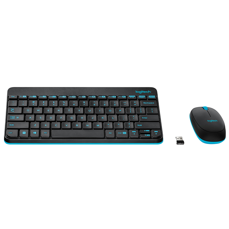 宁美国度 罗技MK245台式电脑笔记本无线办公键鼠套装迷你键盘鼠标