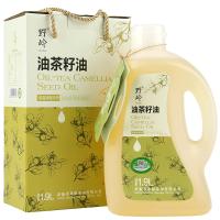 野岭 茶油有机山茶油1.9L有机食品低温压榨油茶籽油月子油宝宝食用油礼盒装