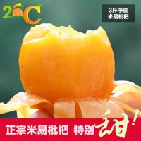 26度果园 四川攀枝花枇杷 米易甜枇杷3斤 新鲜水果