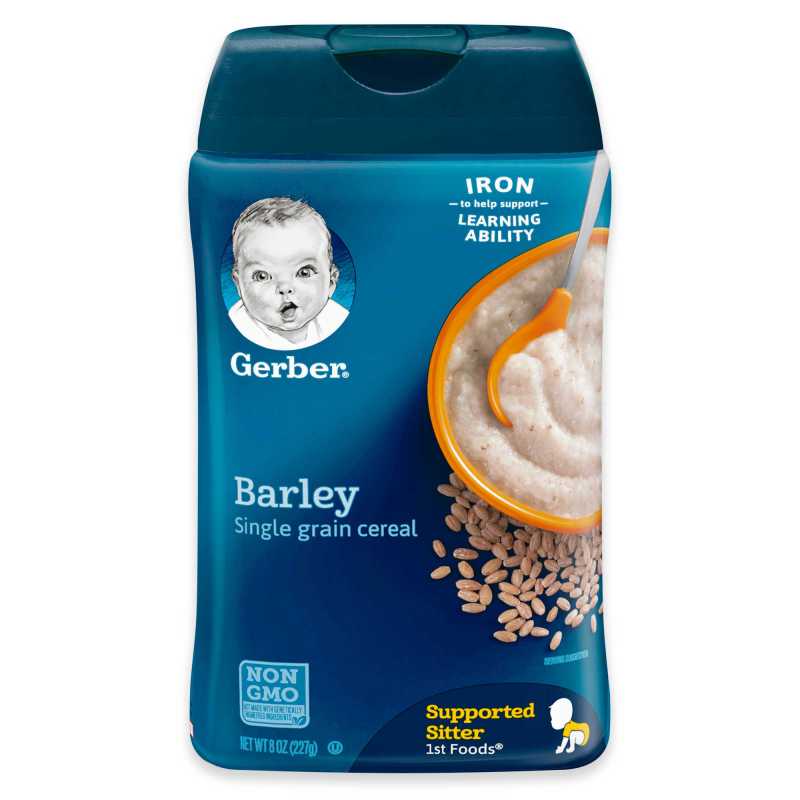 Gerber 嘉宝 婴幼儿辅食米粉 纯大麦谷物 一段 辅食添加初期 227g 美国直采