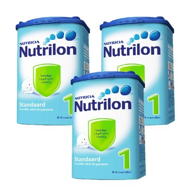 [3罐装]荷兰牛栏Nutrilon1段奶粉0-6个月850g 原装进口婴幼儿奶粉 诺优能一段奶粉