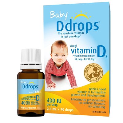 Baby ddrops/Ddrops 婴儿维生素D3滴剂婴儿补钙好搭档 ...
