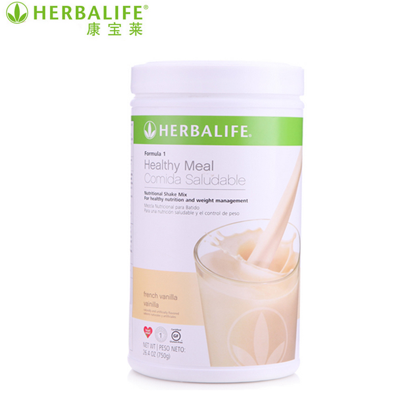 Herbalife美国康宝莱 奶昔快速减重混合代餐奶昔 香草味750g/罐