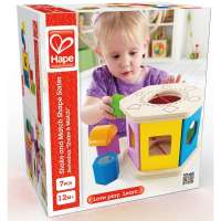 德国Hape 六角分类积木盒 婴儿童形状配对声音礼物 E0407