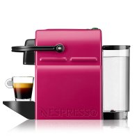 胶囊咖啡机雀巢/nespresso inissiaKrups XN1007系列家用进口全自动咖啡机 玫红色