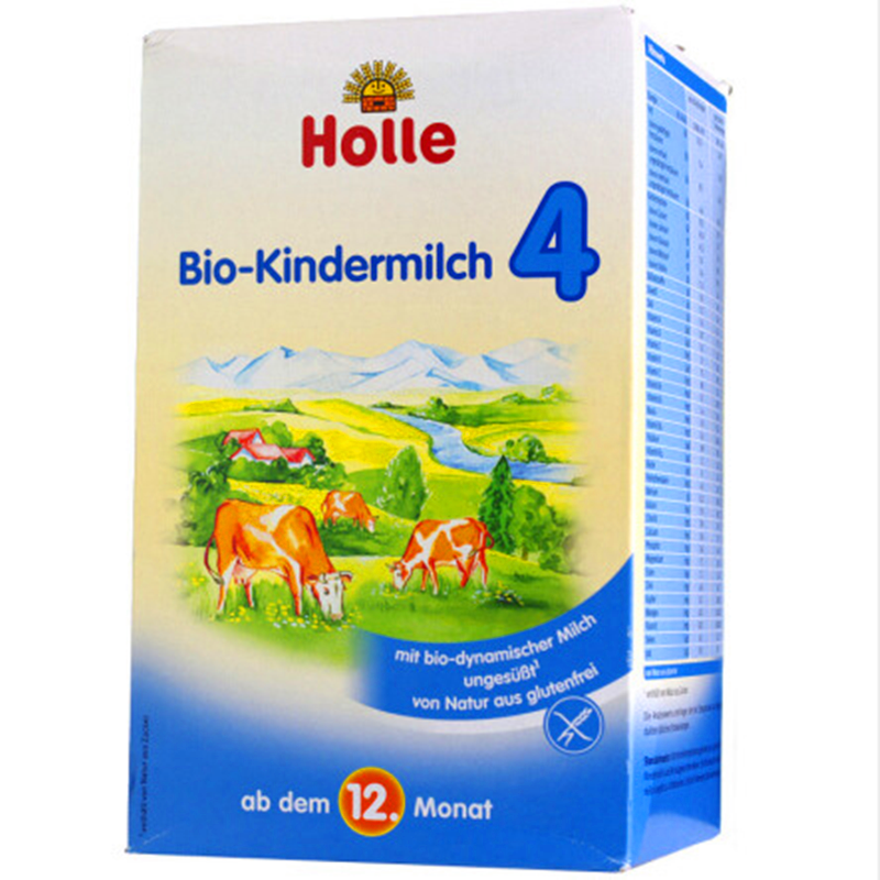 德国凯莉泓乐(Holle)婴幼儿有机奶粉4段一周岁以上600g1-2岁;2-3岁;3岁以上