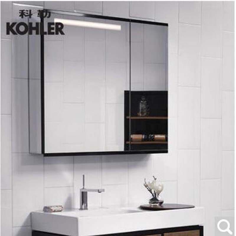 科勒浴室镜柜博纳镜柜浴室梳洗化妆室柜镜子K-96107T-NA 900mm（不含柜子及其他）图片